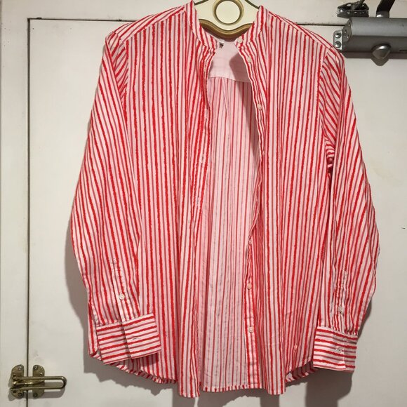 BRAX WOMEN'S STRIPE SHIRTS SIZE 40 - Picture 2 of 7